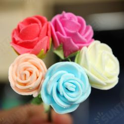 Miniature Rose Ornaments Potted Plant Craft Garden Bonsai DIY Decor Miniature Rose Ornaments Potted Plant Craft Garden Bonsai DIY Decor