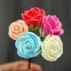 Miniature Rose Ornaments Potted Plant Craft Garden Bonsai DIY Decor