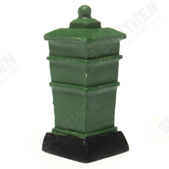 Retro Postbox Micro Landscape Decorations Garden DIY Decor