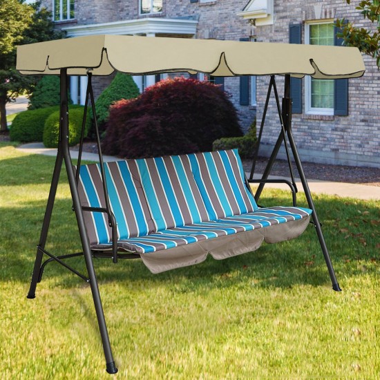 Waterproof Swing Canopy Outdoor Garden Patio Sunshade Cover Seat Top Cover Courtyard Swing Sunshade