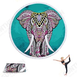 1/1.5m Round Yoga Mats Multi-purpose Beach Towel Tassel Tapestry Non Slip Blankets 1/1.5m Round Yoga Mats Multi-purpose Beach Towel Tassel Tapestry Non Slip Blankets