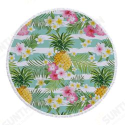 150x150CM Soft Fabric Round Beach Pool Towel Tassel Blanket Yoga Mats Gym Towel 150x150CM Soft Fabric Round Beach Pool Towel Tassel Blanket Yoga Mats Gym Towel