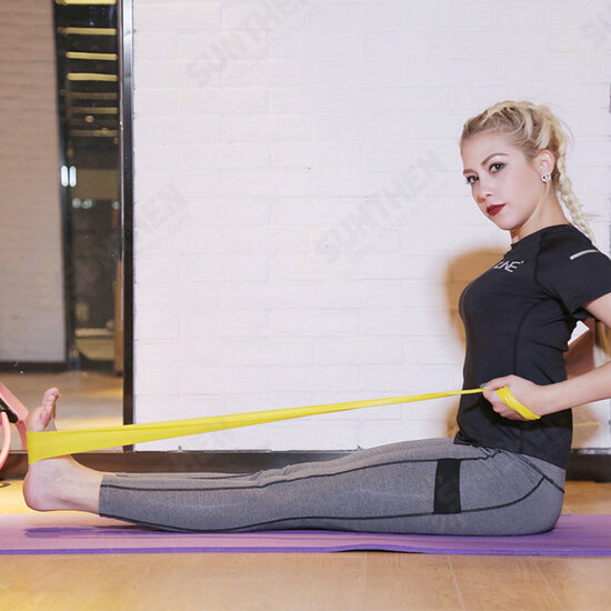 1.8M Toning Elastic Yoga Stretch Resistance Bands Fitness Exercise Pilates Straps Home Workout GYM