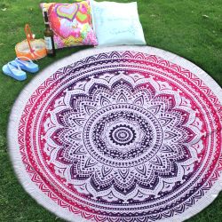 1M/1.5M Round Beach Towel Tassel Tapestry Yoga Mats Blankets Home Fitness Decoration Accessories 1M/1.5M Round Beach Towel Tassel Tapestry Yoga Mats Blankets Home Fitness Decoration Accessories