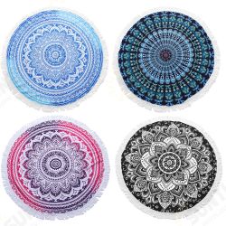 1M/1.5M Round Beach Towel Tassel Tapestry Yoga Mats Blankets Home Fitness Decoration Accessories 1M/1.5M Round Beach Towel Tassel Tapestry Yoga Mats Blankets Home Fitness Decoration Accessories