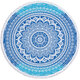 1M/1.5M Round Beach Towel Tassel Tapestry Yoga Mats Blankets Home Fitness Decoration Accessories