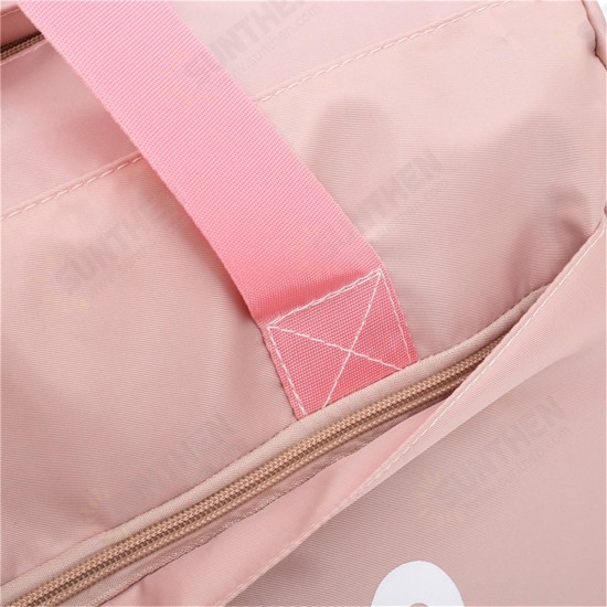 3PCS Waterproof Oxford Cloth Shoulder Bag Wet-dry Seperation Shoes Bag Fitness Yoga Handbag Travel Luggage Bag