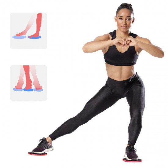 3pcs Fitness Core Sliders Pad Resistance Bands Set Anti-slip Gliding Slider Sport Fitness Yoga Mats