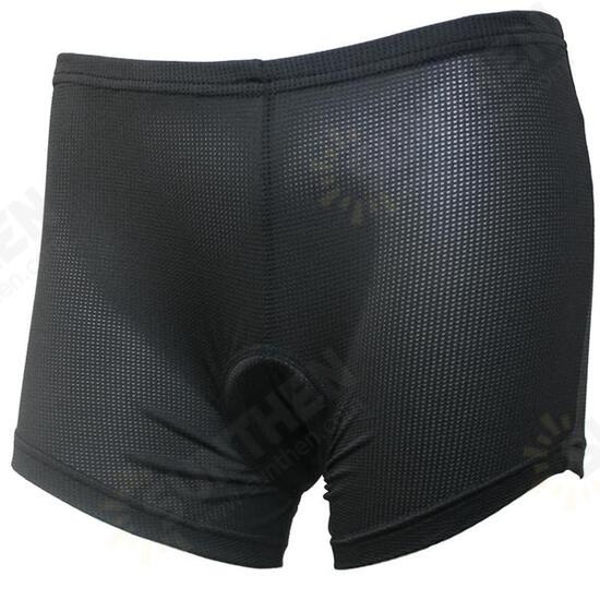 Women Sports Cycling Shorts Riding Pants Underwear Shorts With Silicone Pad Black