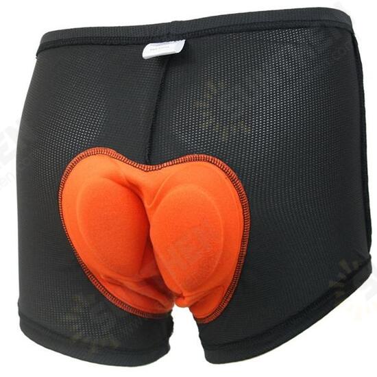 Women Sports Cycling Shorts Riding Pants Underwear Shorts With Silicone Pad Black