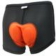 Women Sports Cycling Shorts Riding Pants Underwear Shorts With Silicone Pad Black