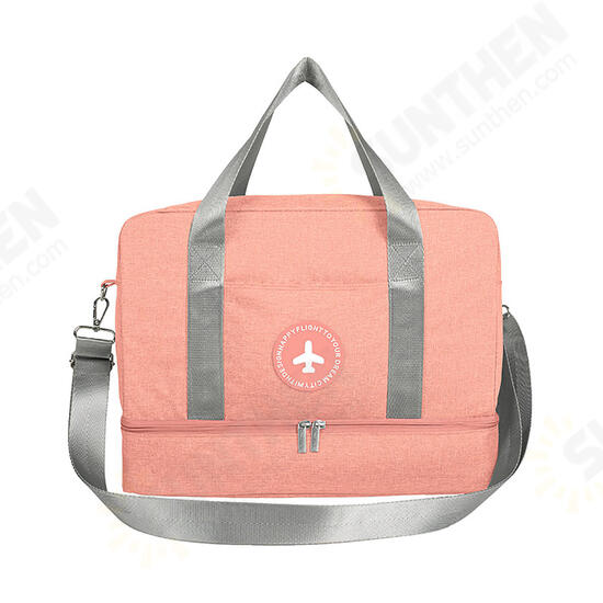 Dry-Wet Separation Shoes Bag Fitness Yoga Bag Outdoor Sports Storage Bag Travel Luggage Handbag