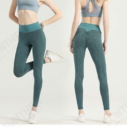 Women's High Waist Yoga Pants Leggings Scrunch Butt Jacquard Ruched Booty Tights Tummy Control Butt Lift Fitness Gym Workout Running Sports High Elasticity Women's High Waist Yoga Pants Leggings Scrunch Butt Jacquard Ruched Booty Tights Tummy Control Butt Lift Fitness Gym Workout Running Sports High Elasticity
