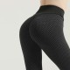 Women's High Waist Yoga Pants Leggings Scrunch Butt Jacquard Ruched Booty Tights Tummy Control Butt Lift Fitness Gym Workout Running Sports High Elasticity
