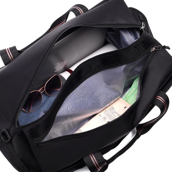 Multifunction Dry Wet Seperation Shoulder Bag Fitness Yoga Bag Independent Shoes Bag Travel Bag