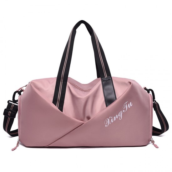 Multifunction Dry Wet Seperation Shoulder Bag Fitness Yoga Bag Independent Shoes Bag Travel Bag