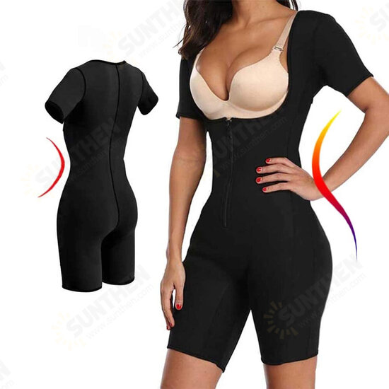 One-piece Shapewear Zipper Belly Bra Underwear Comfortable Breathable Women's Corset