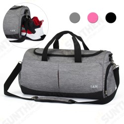 Oxford Wet Dry Separation Shoes Bag Sports Gym Fitness Handbag Yoga Bag Travel Shoulder Bag