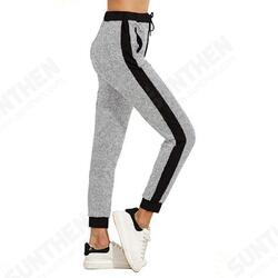 Women's Pants Jogging Track suits Gym Sports Pants Yoga Waist Top Pocket