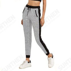 Women's Pants Jogging Track suits Gym Sports Pants Yoga Waist Top Pocket
