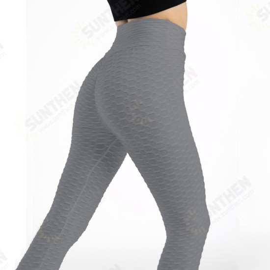 Fitness Yoga Pants Plus Size Elasticity High Waist Women Sport Leggings Hip Push UP Tights Women Gym Clothing Women's Leggings