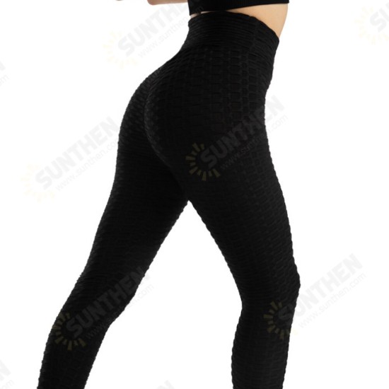 Fitness Yoga Pants Plus Size Elasticity High Waist Women Sport Leggings Hip Push UP Tights Women Gym Clothing Women's Leggings