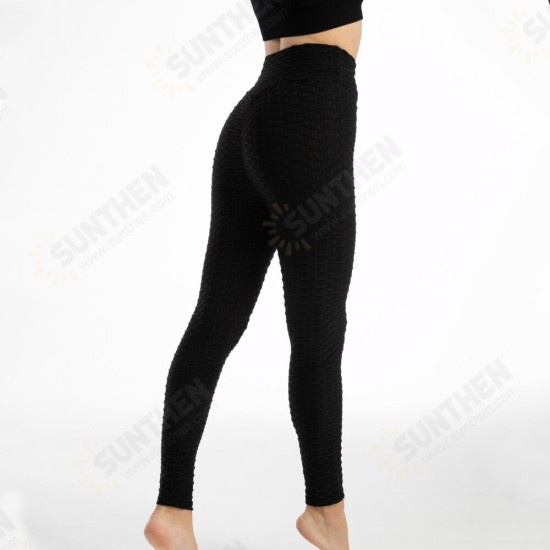 Fitness Yoga Pants Plus Size Elasticity High Waist Women Sport Leggings Hip Push UP Tights Women Gym Clothing Women's Leggings