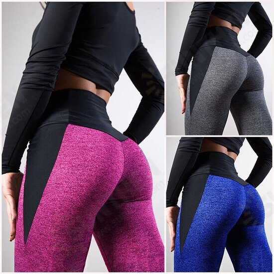 Women's High Waist Yoga Pants Seamless Leggings Lift Moisture Wicking Fitness Gym Workout Running Sport Legging Super Stretchy Gym Workout Tights