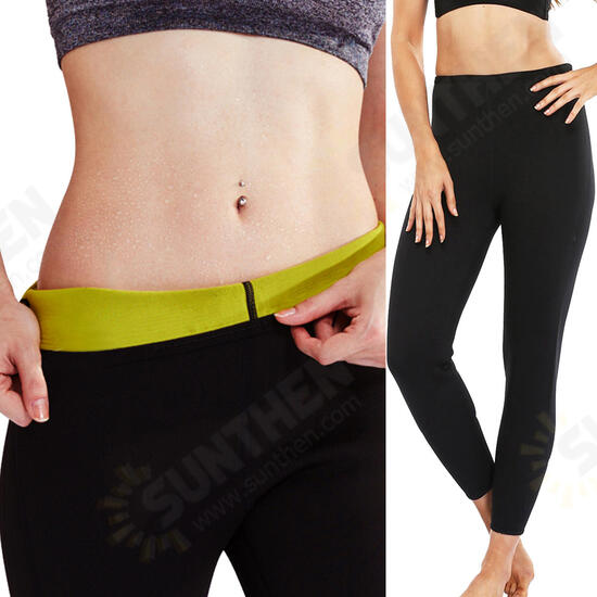 Unisex Neoprene Hot Body Accelerate Sweating Slimming Fitness Trousers Yoga Sports Pants