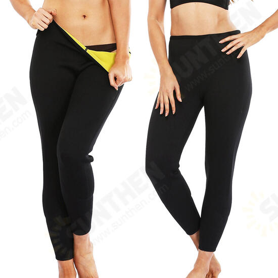 Unisex Neoprene Hot Body Accelerate Sweating Slimming Fitness Trousers Yoga Sports Pants