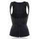 Women Front Zip Sports Trainer Cincher Corset Waist Shapewear Vest Plus Size Polyester Neoprene Vest