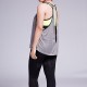 Women Sport Two Pieces Sleeveless Vest Wirelss Shockproof Bra Quick Dry High Elastic Fitness Vest