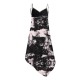 Women Summer Floral Dress Holiday Strappy Button Dresses Hiking Walking Travel Beach
