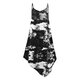 Women Summer Floral Dress Holiday Strappy Button Dresses Hiking Walking Travel Beach