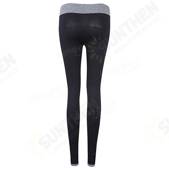 Women Yoga Leggings Sports Elastic Slimming Tights Gym Running Pants Fitness Trousers