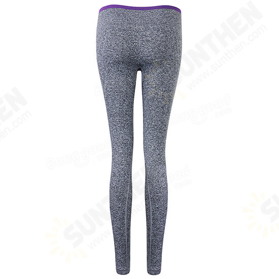 Women Yoga Leggings Sports Elastic Slimming Tights Gym Running Pants Fitness Trousers