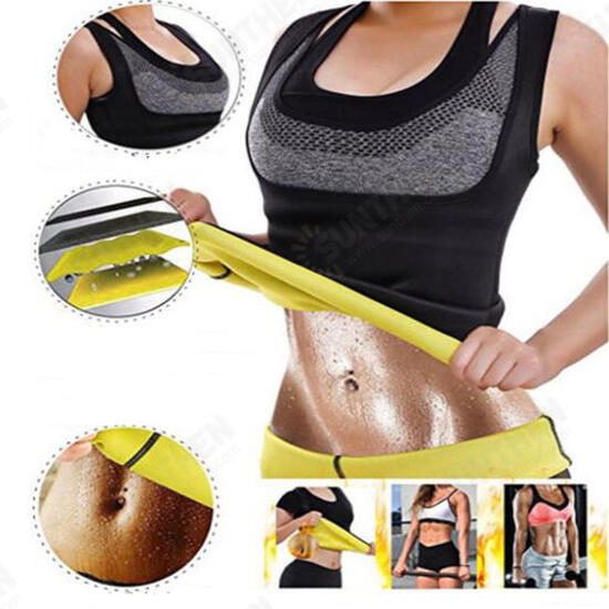 Women's Slimming Hot Sweat Vest Body Shaper Control Neoprene Tummy Fat Burner Shapewear Tracksuit