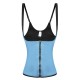 Women's Sweat Vest Waist Trainer Corset Neoprene Tank Top Sports Neoprene Yoga Gym Workout Exercise & Fitness Zipper Tummy Fat Burner