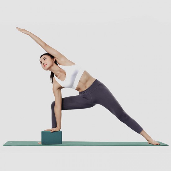 2PCS High Density EVA Yoga Blocks Sports Gym Body Shaping Health Training Fitness Exercise Tools