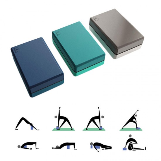 2PCS High Density EVA Yoga Blocks Sports Gym Body Shaping Health Training Fitness Exercise Tools