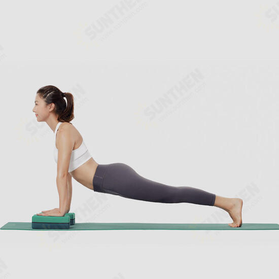 2PCS High Density EVA Yoga Blocks Sports Gym Body Shaping Health Training Fitness Exercise Tools 2PCS High Density EVA Yoga Blocks Sports Gym Body Shaping Health Training Fitness Exercise Tools
