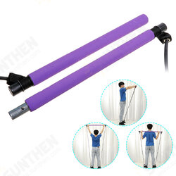 Yoga Pull Rods Pilates Bar Kit Abdominal Resistance Bands Body Fitness Sport Gym Fitness Building Puller Yoga Pull Rods Pilates Bar Kit Abdominal Resistance Bands Body Fitness Sport Gym Fitness Building Puller