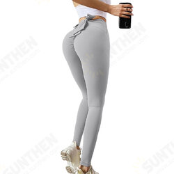 Fitness Exercise Pants Bow Tie Pants Buttocks Breathable Comfortable Women's Yoga Pants Fitness Exercise Pants Bow Tie Pants Buttocks Breathable Comfortable Women's Yoga Pants