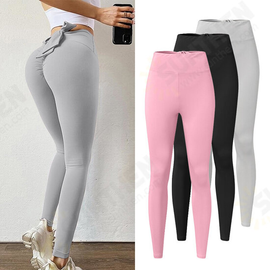 Fitness Exercise Pants Bow Tie Pants Buttocks Breathable Comfortable Women's Yoga Pants Fitness Exercise Pants Bow Tie Pants Buttocks Breathable Comfortable Women's Yoga Pants