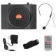 25W 100Hz-15kHz Rechargeable Speaker FM Radio MP3 Player with Microphone Remote Control Teaching Tour Guiding Visiting Outdoor activities