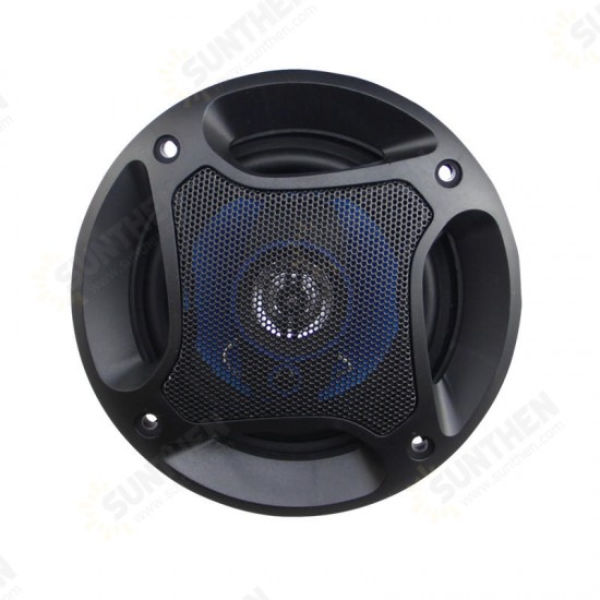 2Pcs 4 Inch PZ-4062B 50W 3-way Coaxial Car Speaker HIFI Stereo Sound PP Rubber Surround Headset