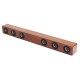 30W Wood Grain Wireless bluetooth Soundbar Six Drivers LED Display Clock Stereo Home Theater Soundbar Speaker