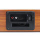 30W Wood Grain Wireless bluetooth Soundbar Six Drivers LED Display Clock Stereo Home Theater Soundbar Speaker