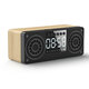 A10 Wooden Portable bluetooth 5.0 Speaker Alarm Clock Wireless Speakers Support TF AUX USB FM Radio for Smart Phone PC