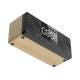 A10 Wooden Portable bluetooth 5.0 Speaker Alarm Clock Wireless Speakers Support TF AUX USB FM Radio for Smart Phone PC
